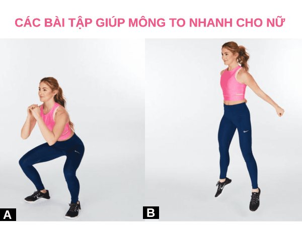 Tổng hợp các bài tập giúp mông to nhanh cho nữ tại nhà
