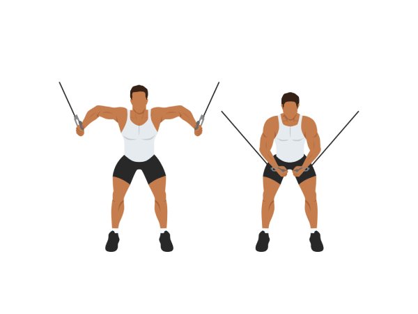 Các bài tập ngực cho nam: Cable Fly (Bài tập ép ngực với cáp)