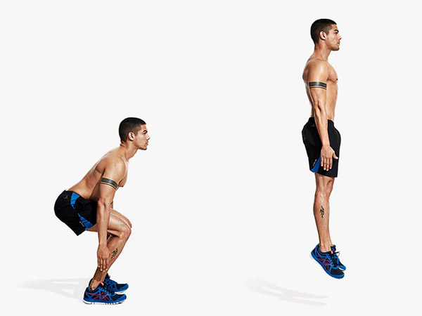 Các bài tập cardio: Jump Squat