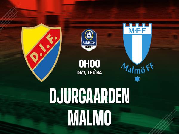 Nhận định KQ Djurgarden vs Malmo 0h00 ngày 18/7 (VĐQG Thụy Điển 2023)