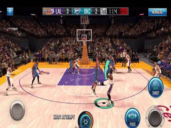 Game bóng rổ 3D NBA 2K