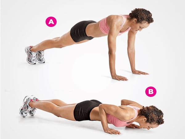 Những bài tập tăng vòng 1 - Chống đẩy (Push-Up)