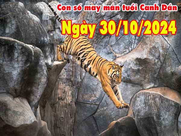 Phân tích con số may mắn tuổi Canh Dần ngày 30/10/2024 thứ 4 hôm nay