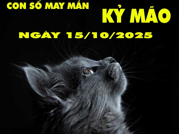 Cặp số đẹp tuổi Kỷ Mão ngày 15/10/2025 thứ 4 hôm nay
