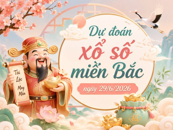 Dự đoán XSMB 29/6/2026 – Dự đoán miền Bắc thứ 2 chuẩn xác