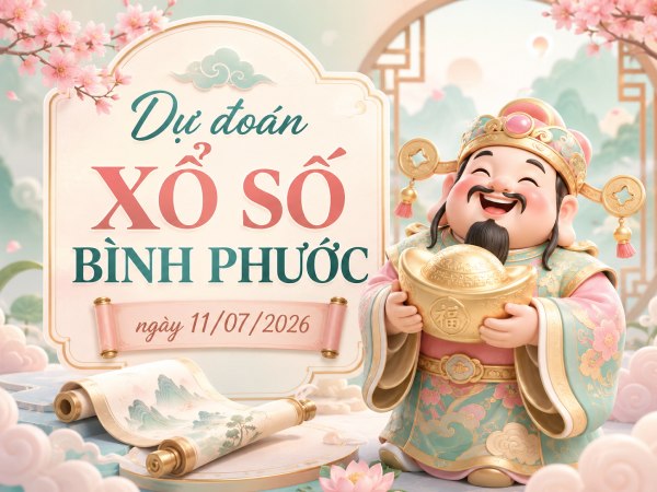 Dự đoán XSBP ngày 11/7/2026 thứ 7 thần tài hôm nay
