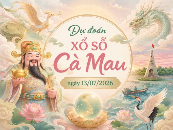 Dự đoán XSCM ngày 13/7/2026 thứ 2 VIP hôm nay